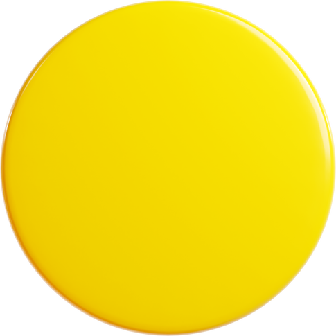 Round Sticker Yellow