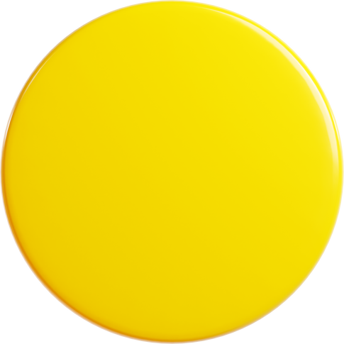 Round Sticker Yellow